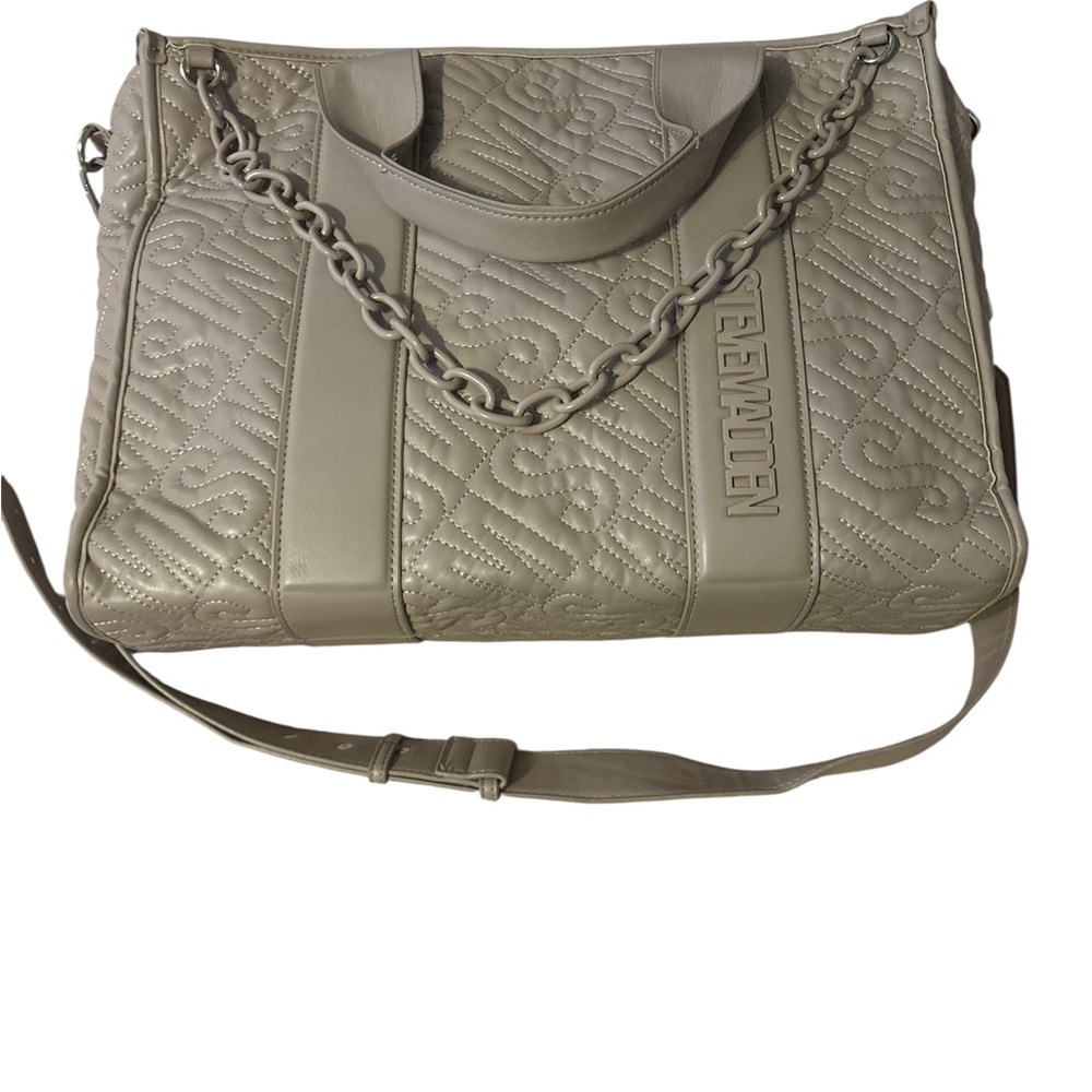Steve Madden light purple Quilted Shoulder Bag